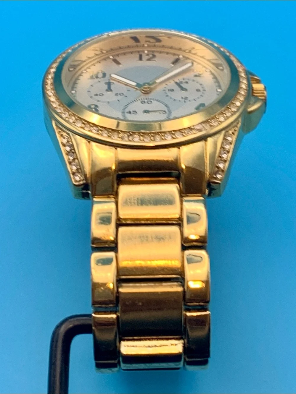 Men’s Women’s Unisex Quartz Wristwatch Crystals Faux Subdials Works New Battery